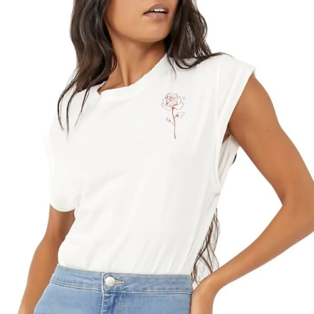 NWT Free People Go-To Graphic Bodysuit